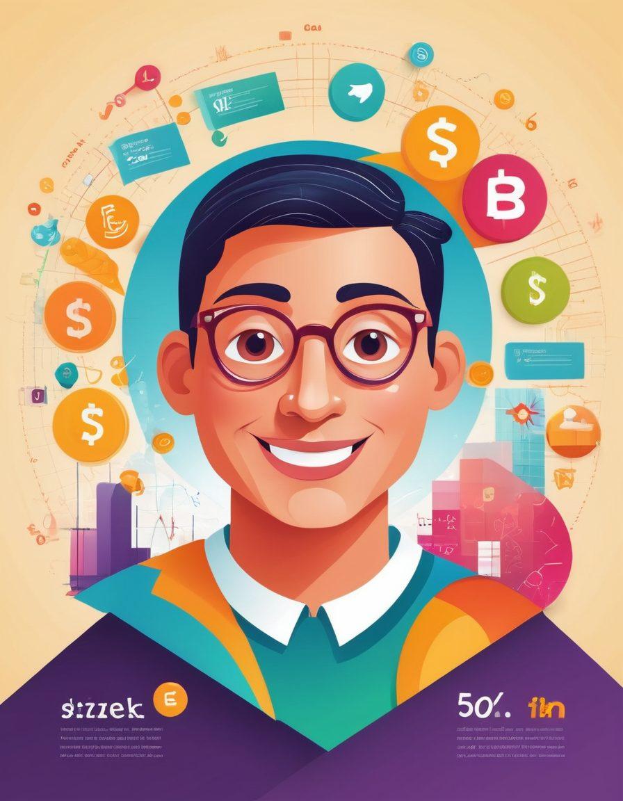 A whimsical, colorful infographic that illustrates data transformation process, featuring playful characters engaging with charts and graphs. Include elements like joyful expressions, financial symbols like coins and dollar signs, bright color palettes, and a visually appealing layout that invites exploration. The background should evoke a sense of creativity and fun, encouraging viewers to dive into the world of visual analytics. vibrant colors. vector art.